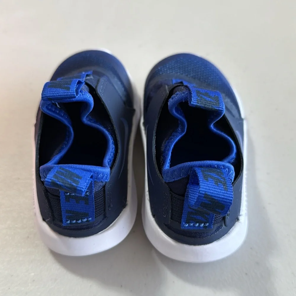 Nike Toddler Flex Runner Blue Slip-On Shoes Size 6c - Picture 3 of 6